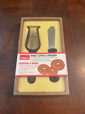 Bagel Cutter and Spreader New Sealed